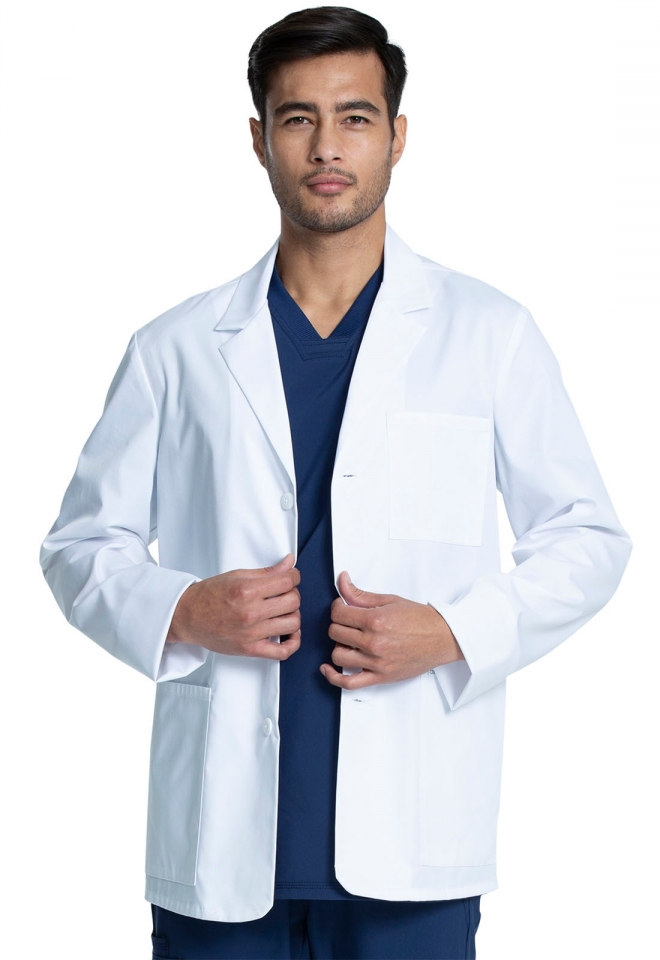 Lab coat with embroidered on sale logo